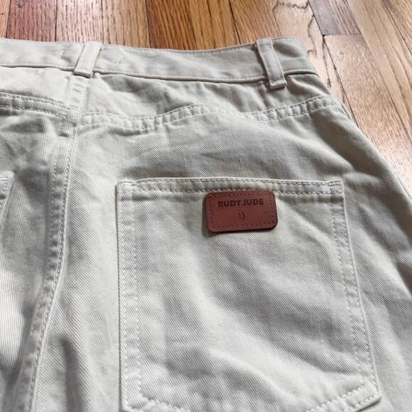 Rudy Jude Color Block Utility Jeans, sz2 - Picture 2 of 7